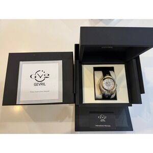 Gevril Triton Limited Edition Automatic Watch White‎ Dial Gold Stainless Steel